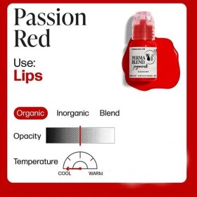 تصویر رنگ تاتو پشن رد (PASSION RED) 