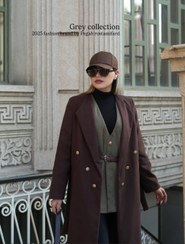 تصویر پالتو دیاموند - سورمه‌ای / 46 / 120 