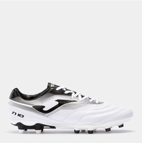 تصویر کفش فوتبال مردانه شماره 10 مدل 2202 سفید با زیره سخت برند joma Numero-10 2202 White Firm Ground White Men's Cleats N10W2202FG