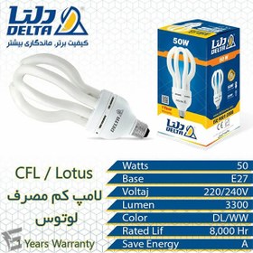 تصویر لامپ مهتابی 105 وات لوتوس مارک دلتا ا DELTA 105W Lamp DELTA 105W Lamp