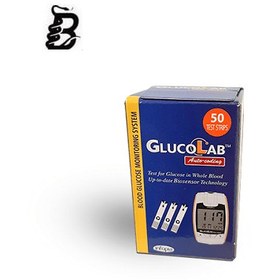 تصویر نوار تست قند خون گلوکولب Gluco Lab Test Strip