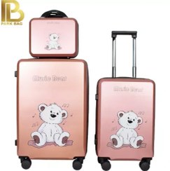 تصویر چمدان کودک خارجی سه سایز مدل تدی جدید 