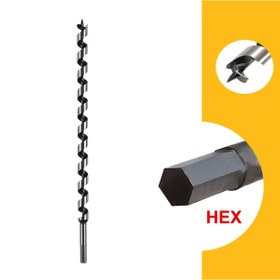 تصویر مته چوب بلند 16x460mm 