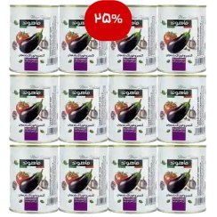 تصویر شل کنسرو خوراک بادمجان (12عددی) 