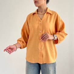 تصویر شومیز زنانه ریحون مدل 1125 رنگ هلویی 