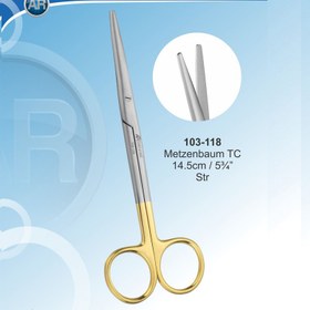 تصویر قیچی متز مستقیم TC- 16 سانتی 1-118-103 