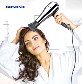 تصویر سشوار 1800 وات گوسونیک مدل 229 Gosonic 229 1800 watt model hair dryer