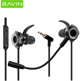 تصویر هندزفری گیمینگ باوین مدل BAVIN HX836 Bavin hx836 gaming earphone