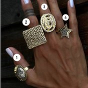 تصویر انگشتر مینیمال مدل ورشو 