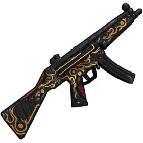 تصویر خرید Rare Flame MP5 آیتم استیم 