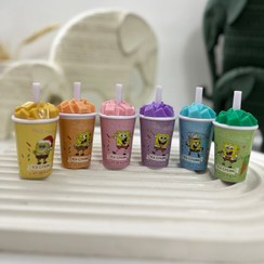 تصویر بالم لب فانتزی باب اسفنجی مدل بستنی 