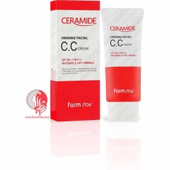 تصویر سی سی کرم سرامید فارم استی حجم ۵۰ میلی لیتر مناسب پوست مستعد جوش و اکنه 