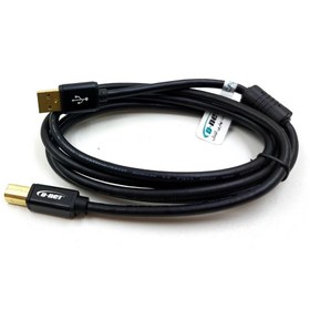 تصویر کابل USB پرینتر دی نت طول 1.5 متر D-net USB Printer Conversion cable 1.5 meters