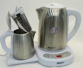 تصویر چای ساز برقی مایر 1800-2200 وات مدل MR-2015 Maier ا MR-2015 Maier Tea maker 2.5 Liter 1800-2200W MR-2015 Maier Tea maker 2.5 Liter 1800-2200W