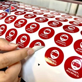 تصویر چاپ لیبل و برچسب PVC 