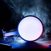 تصویر تابلو لایت باکس طرح باربرشاپ 