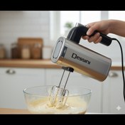 تصویر همزن برقی دسینی فوق‌العاده قدرتمند 600وات واقعی مدل408 