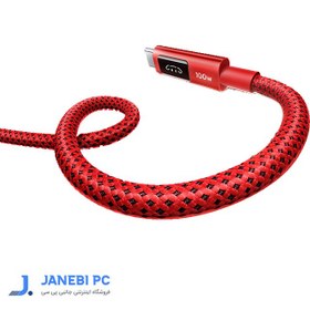 تصویر کابل شارژ 2 متری یوگرین مدل UGREEN Uno USB-C to USB-C Cable 100W L509 