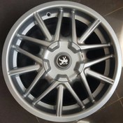 تصویر رینگ اسپرت سایز 15 خرچنگی کد 016 دودی اروند ( پژو405،پژو پارس،سمند ) Wheel 15 Inch