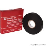 تصویر نوار آپارات برند 3M عرض 2 سانتیمتر مارک SCOTCH 3M Scotch 23 Rubber Splicing Tape