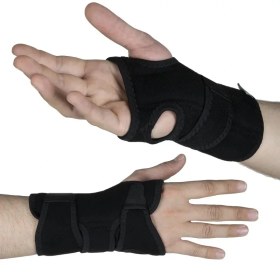 تصویر مچ بند آتل دار دو طرفه نئوپرنی آدور سایز free Ador double sided splint wristband free size