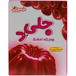 تصویر پودر ژله تمشک 100 گرمی دراژه Raspberry jelly powder 100g Draje