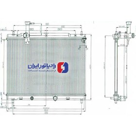 تصویر رادیاتور برلیانس H200 رادیاتورایران 
