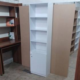 تصویر کتابخانه کمدی عرض 50 library mdf