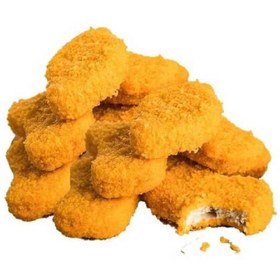 تصویر پرطلا ناگت مرغ 