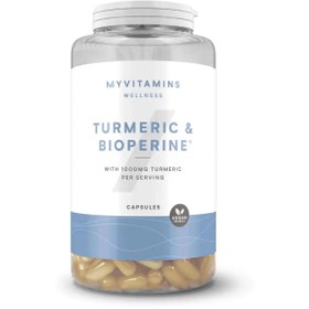 تصویر کپسول زردجوبه و عصاره فلفل سیاه مای ویتامینز انگلیس TURMERIC & BIOPERINE MYVITAMINS