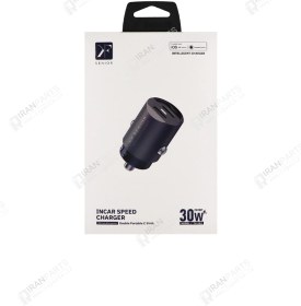 تصویر شارژر فندکی کی اف سنیور مدل CH-163 Senior KF Car Charger Model CH-163