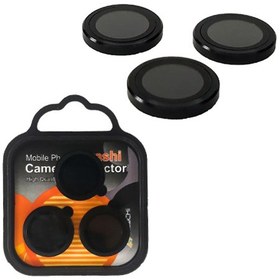 تصویر محافظ لنز رینگی آیفون ۱۲promax رنگ مشکی Black iPhone ۱۲promax ring lens protector