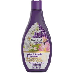 تصویر شامپو بدن آدرا Lutos Orchid Lavender حجم 400 