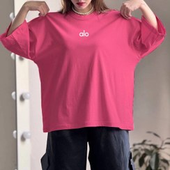تصویر تیشرت باکسی اقتصادی alo رنگ‌های متنوع 