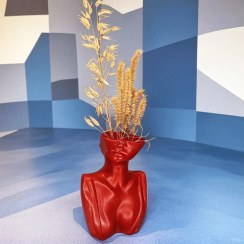 تصویر گلدان نیم چهره 