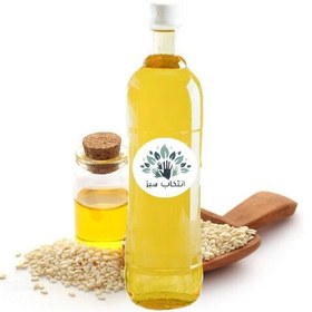 تصویر روغن ارده ی کنجد خالص 1لیتری (کیفیت تضمینی)مرغوب ترین در بازار 