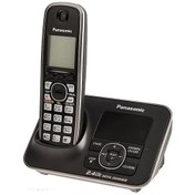 تصویر گوشی تلفن بی سیم پاناسونیک مدل KX-TG3721 ا Panasonic KX-TG3721BX Cordless Phone Panasonic KX-TG3721BX Cordless Phone