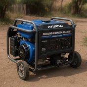 تصویر موتوربرق ۶/۵ کیلووات بنزینی تکفاز هیوندای HG8556 HYUNDAI