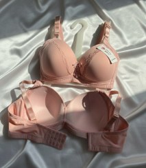 تصویر سوتین تک بدون فنر و جک - صورتی ۸۵ 