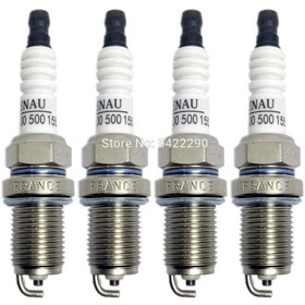 تصویر شمع ال 90 اورجینال فرانسه (بسته۴عددی) RENAULT Spark Plug 77 00 500 155 UV1