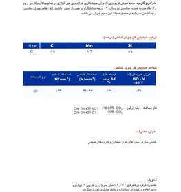 تصویر سیم‌جوش‌ توپودری AMA 201F قطر 1.2 Ama