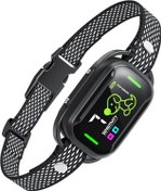 تصویر قلاده های ضد پارس برای سگ ها، (با توجه به تنوع محصول برای مشاوره خرید تماس بگیرید) ، قلاده های ضد پارس سگ با 7 حساسیت قابل تنظیم لرزش بوق بدون قلاده پارس، قلاده پوست بی ضرر سگ هوشمند Anti Bark Collars for Dogs, Rechargeable Bark Collar for Large Medium Small Dog, Anti Barking Dog Collars with 7 Adjustable Sensitivity Beep Vibration No Bark Collar, Smart Harmless Dog Bark Collar