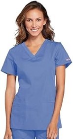 تصویر اسکراب های پزشکی چروکی V-Neck Top Medical (بسته 1) Cherokee womens V-neck Top Medical Scrubs (pack of 1)