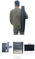 تصویر ست میز و صندلی تاشو مسافرتی ۴ نفره فوم دار ۹ فنره 