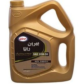 تصویر روغن موتور خودرو بهران مدل Rana SAE 20W50 حجم چهار لیتر روغن موتور خودرو بهران