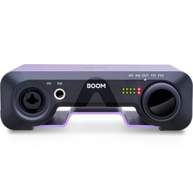 تصویر کارت صدا Apogee BOOM Apogee Electronics BOOM 2x2 Desktop USB Type-C Audio Interface with Built-In Hardware DSP FX