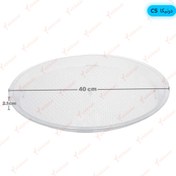 تصویر دیس سینی گرد مدل درنیکا کد C5 قطر 40 سانت بیرنگ یکبار مصرف - برند کوشا پلاست 