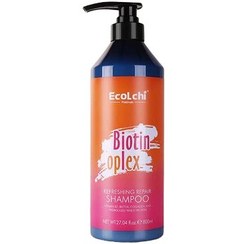 تصویر شامپو بیوتین بدون سولفات و بدون پارابن 800ml اکولچی Ecolchi biotin shampoo 800ml