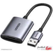 تصویر کارت خوان یوگرین مدل CM401-80887 Ugreen 2-In-1 USB 3.0 A Card Reader CM401-80887