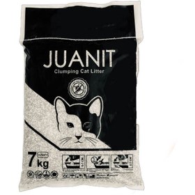 تصویر خاک کیسه ای کربن فعال مناسب گربه برند ژوانیت 10 کیلوگرمی ا Juanit Clumping Cat Litter Active Carbon 10Kg Juanit Clumping Cat Litter Active Carbon 10Kg